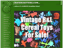 Tablet Screenshot of cratercritters.com